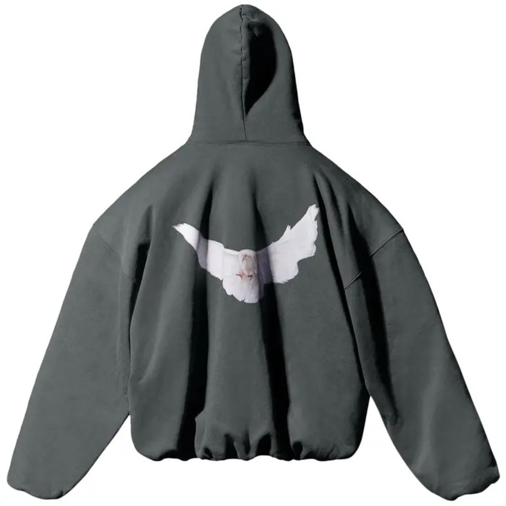 Yeezy Gap Engineered by Balenciaga Dove Hoodie 'Dark Green' - Picture 2 of 5